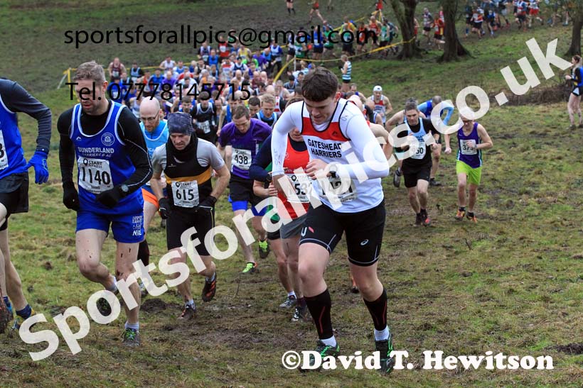 Senior mens 2022 North Eastern Harrier League, Thornley Farm, Peterlee, County Durham. Photo: David T. Hewitson/Sports for All Pics